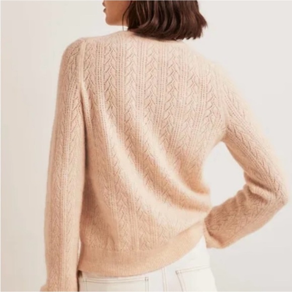 Boden Cream Cable Knit Sweater - Picture 2 of 6